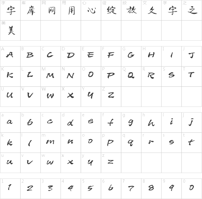 方正字跡-張乃仁行楷簡(jiǎn)體