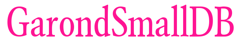 GarondSmallDB預覽圖片