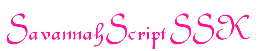 SavannahScriptSSK預覽圖片