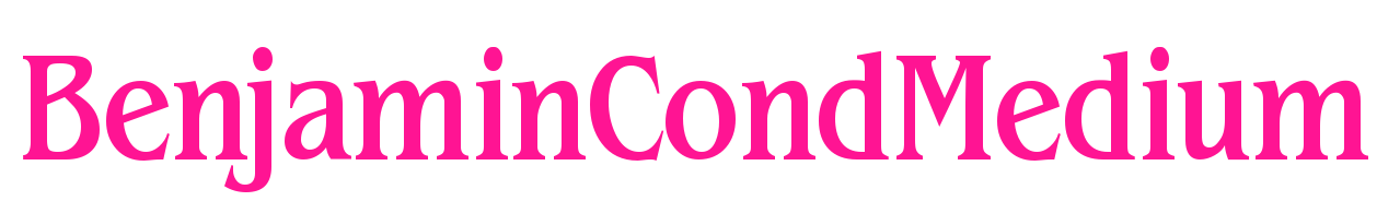 BenjaminCondMedium預(yù)覽圖片