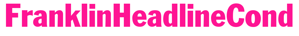 FranklinHeadlineCond預覽圖片