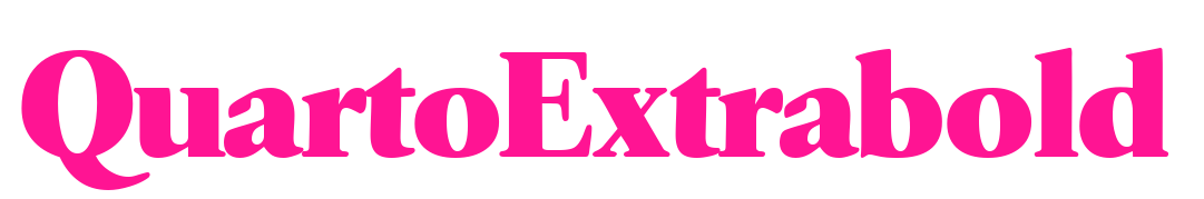QuartoExtrabold預覽圖片