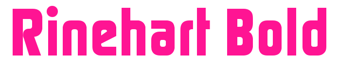 Rinehart Bold預(yù)覽圖片
