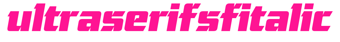 ultraserifsfitalic預覽圖片