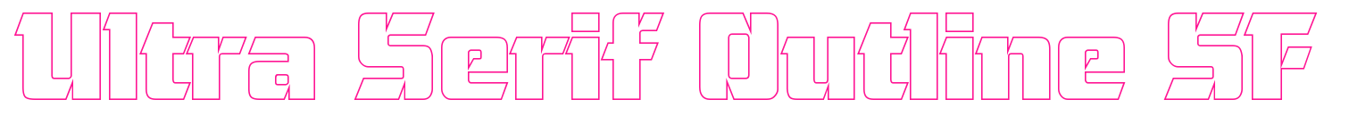 Ultra Serif Outline SF預(yù)覽圖片