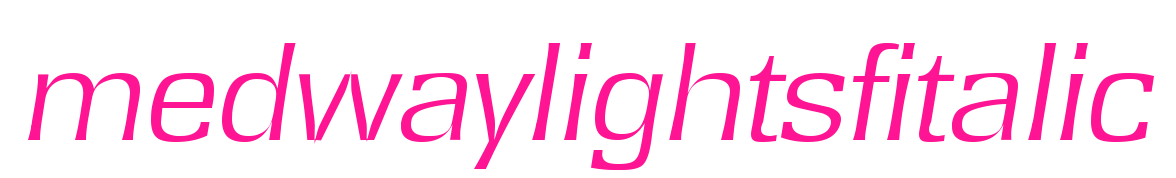 medwaylightsfitalic預覽圖片