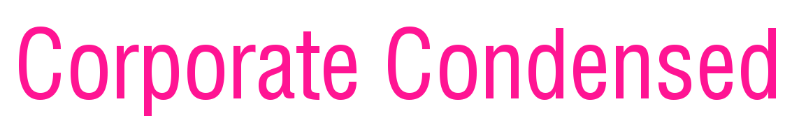 Corporate Condensed預(yù)覽圖片