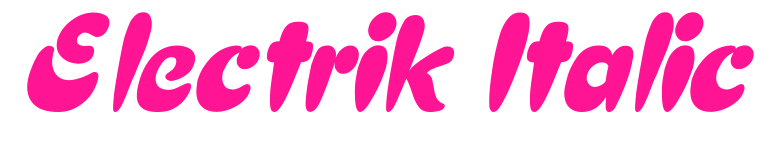 Electrik Italic預覽圖片