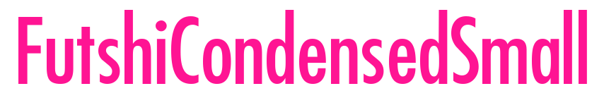 FutshiCondensedSmall