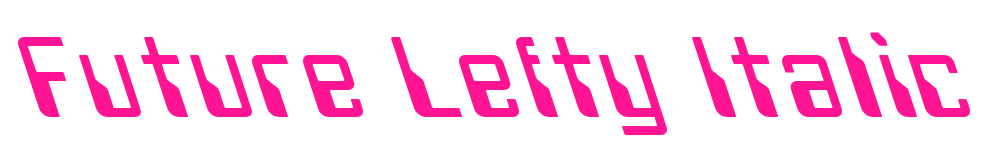 Future Lefty Italic預覽圖片