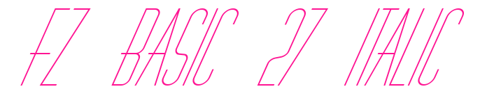 FZ BASIC 27 ITALIC
