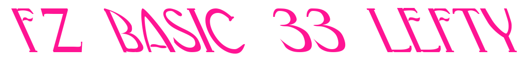 FZ BASIC 33 LEFTY預(yù)覽圖片