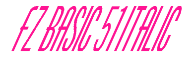 FZ BASIC 51 ITALIC預覽圖片