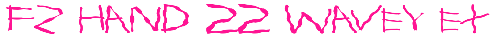 FZ HAND 22 WAVEY EX