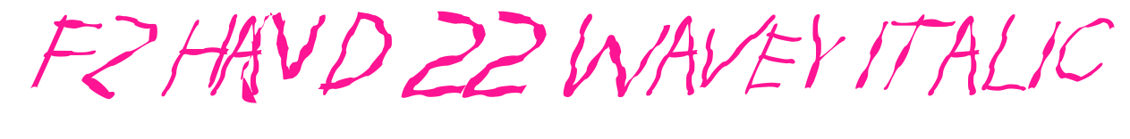 FZ HAND 22 WAVEY ITALIC預覽圖片