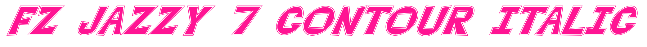 FZ JAZZY 7 CONTOUR ITALIC