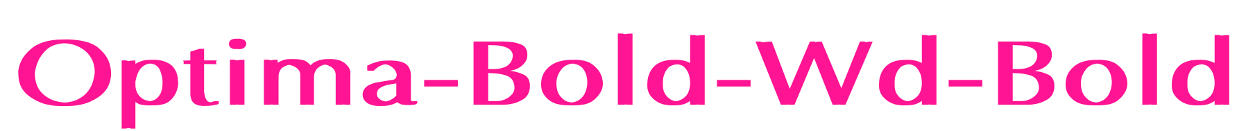 Optima-Bold-Wd-Bold預(yù)覽圖片