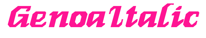 GenoaItalic預覽圖片