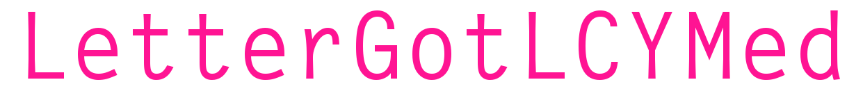 LetterGotLCYMed預覽圖片