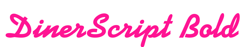 DinerScript Bold預(yù)覽圖片