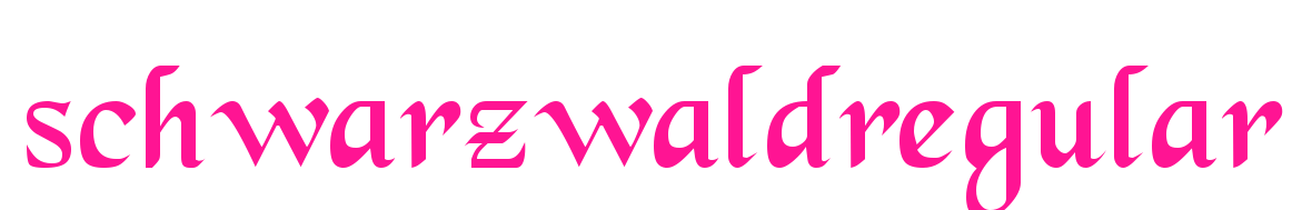 schwarzwaldregular預覽圖片