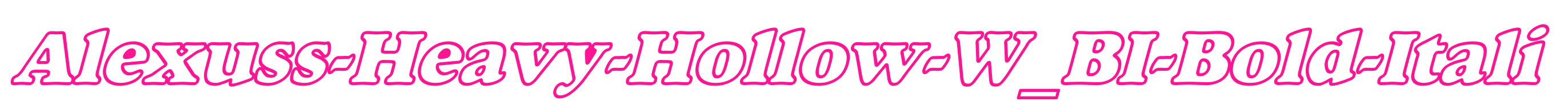 Alexuss-Heavy-Hollow-W_BI-Bold-I預(yù)覽圖片