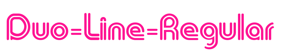 Duo-Line-Regular預覽圖片