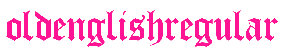 oldenglishregular預覽圖片