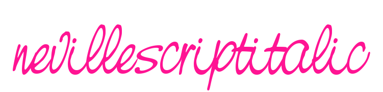 nevillescriptitalic預覽圖片