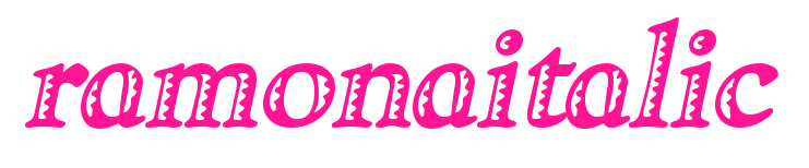 ramonaitalic預(yù)覽圖片