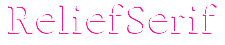 ReliefSerif預覽圖片