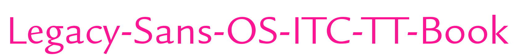 Legacy-Sans-OS-ITC-TT-Book預覽圖片