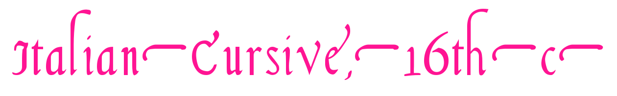Italian-Cursive,-16th-c-預(yù)覽圖片