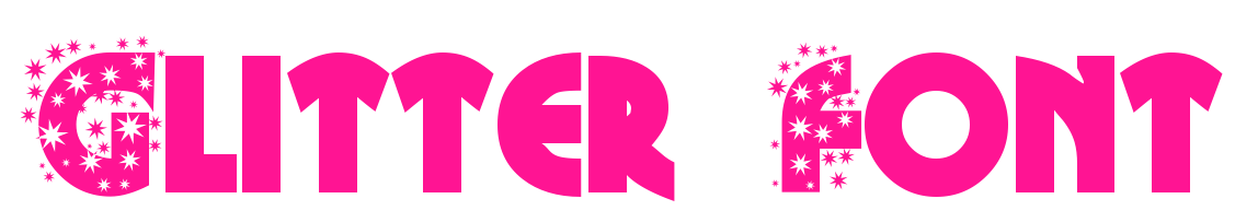 Glitter Font預覽圖片