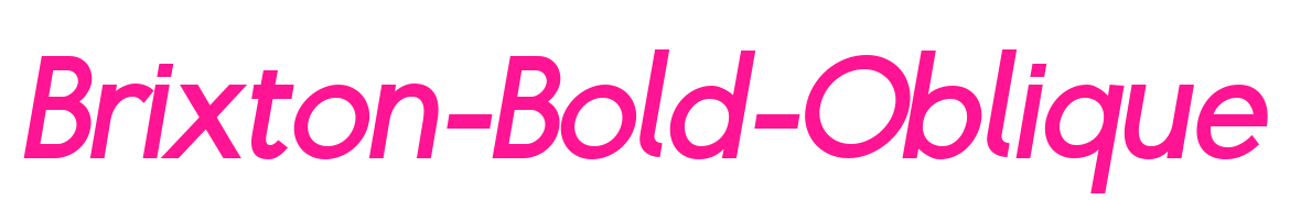 Brixton-Bold-Oblique預(yù)覽圖片