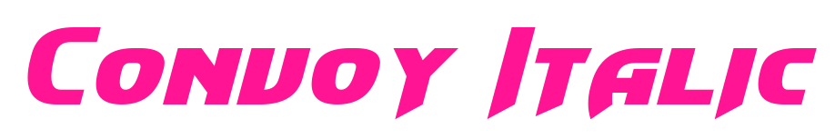 Convoy Italic預(yù)覽圖片