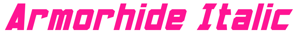 Armorhide Italic預覽圖片