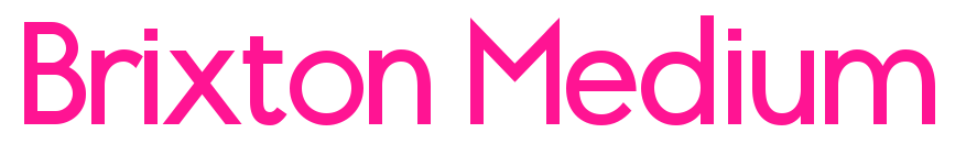 Brixton Medium預覽圖片