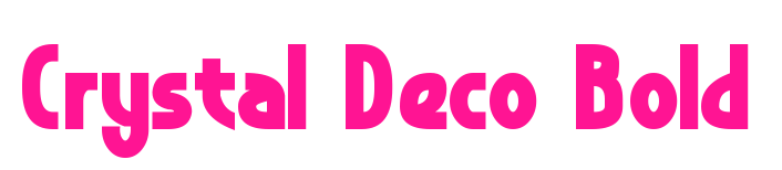 Crystal Deco Bold預(yù)覽圖片