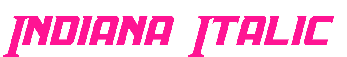Indiana Italic預(yù)覽圖片