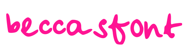 beccasfont預(yù)覽圖片