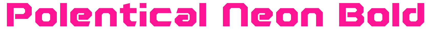 Polentical Neon Bold預(yù)覽圖片