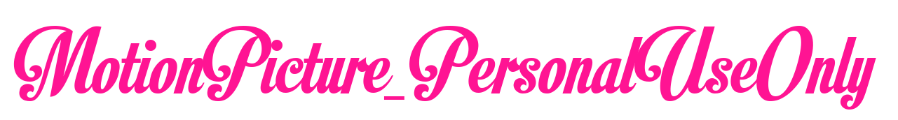 MotionPicture_PersonalUseOnly預覽圖片