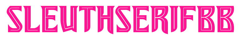 SleuthSerifBB預(yù)覽圖片