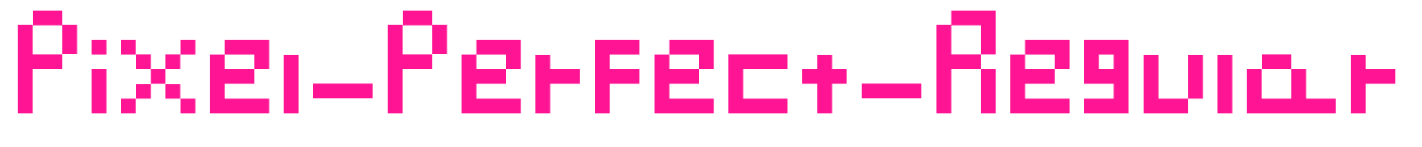 Pixel-Perfect-Regular預覽圖片