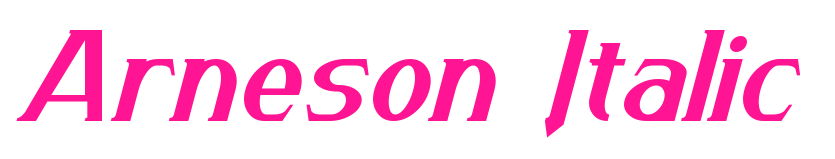 Arneson Italic預(yù)覽圖片