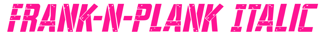 Frank-n-Plank Italic預覽圖片