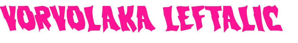 Vorvolaka Leftalic預(yù)覽圖片