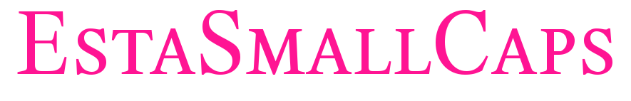 EstaSmallCaps預覽圖片