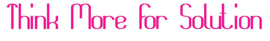 Think More For Solution預(yù)覽圖片